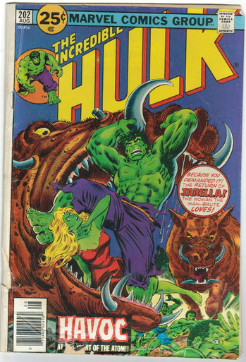 Incredible Hulk #202 GD Front Cover