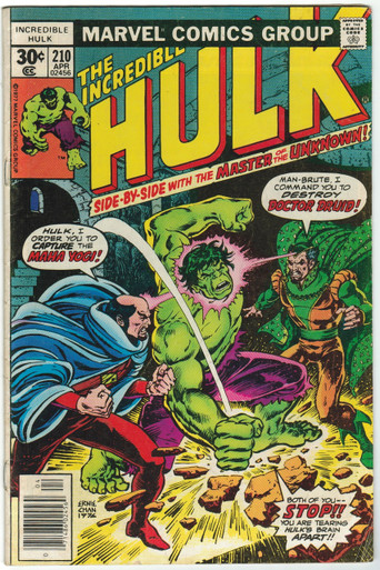 Incredible Hulk #210 VG Front Cover