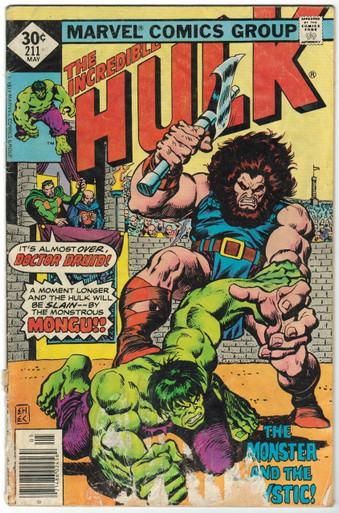 Incredible Hulk #211 GD Front Cover