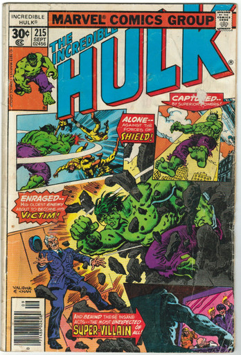 Incredible Hulk #215 GD Front Cover