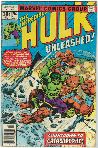 Incredible Hulk #216 GD Front Cover