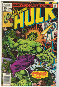Incredible Hulk #224 VG Front Cover
