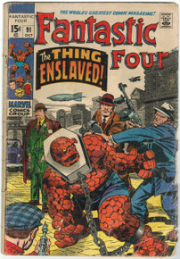 Fantastic Four #91 GD Front Cover