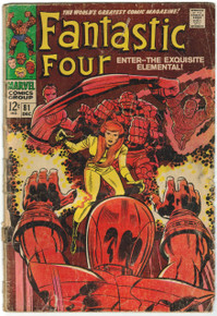 Fantastic Four #81 GD Front Cover