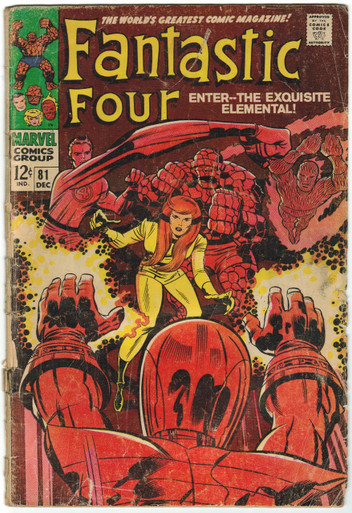 Fantastic Four #81 GD Front Cover