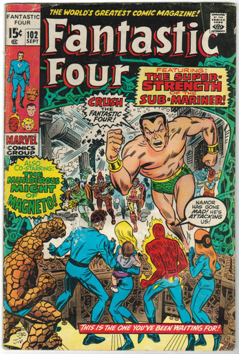 Fantastic Four #102 VG Front Cover