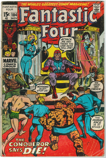 Fantastic Four #104 GD/VG Front Cover