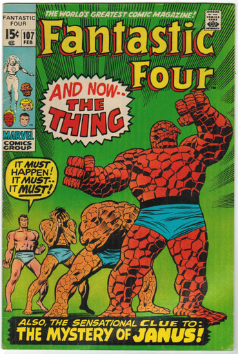 Fantastic Four #107 FN Front Cover