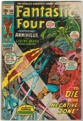 Fantastic Four #109 FR Front Cover