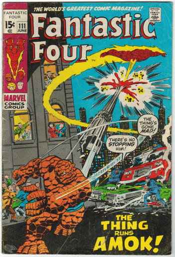 Fantastic Four #111 GD Front Cover