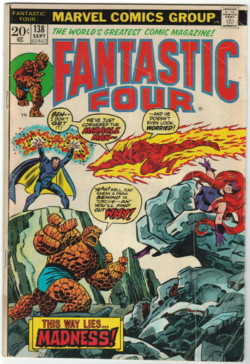 Fantastic Four #138 GD Front Cover