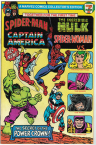 Spider Man, Captain America, Incredible Hulk, & Spider Woman One-Shot VF/NM Front Cover