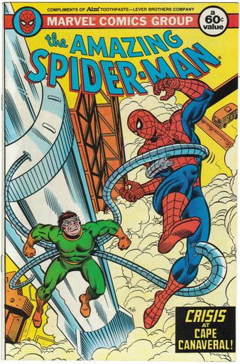 Amazing Spider Man Aim Toothpaste Promo VF/NM Front Cover