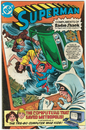 Superman 7/80 Radioshack Promo FN Front Cover