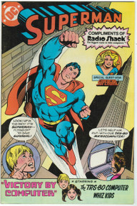 Superman 7/81 Radio Shack Promo VF/NM Front Cover