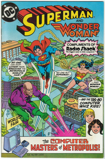 Superman 7/82 Radio Shack Promo VF Front Cover