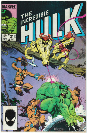 Incredible Hulk #313 FN Front Cover