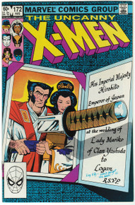 Uncanny X-Men #172 VF Front Cover