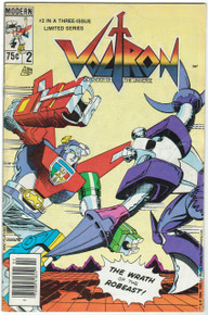 Voltron #2 VG Front Cover