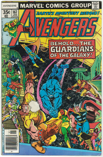 Avengers #167 FN Front Cover