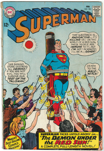 Superman #184 GD Front Cover