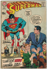 Superman #219 VG Front Cover