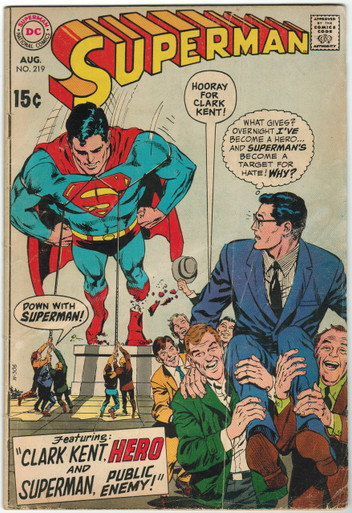 Superman #219 VG Front Cover