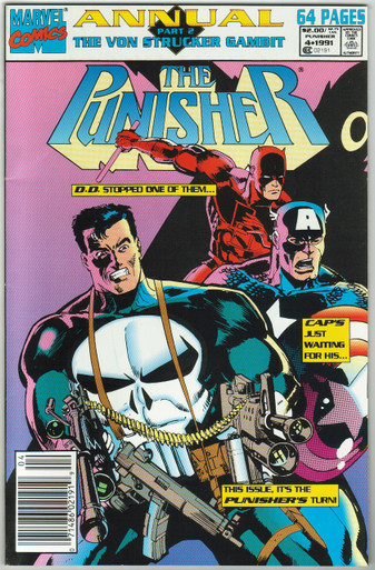 Punisher Annual #4 VF Front Cover
