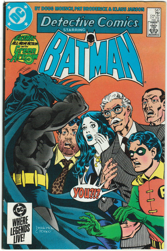 Detective Comics #547 FN Front Cover