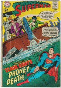 Superman #210 GD Front Cover