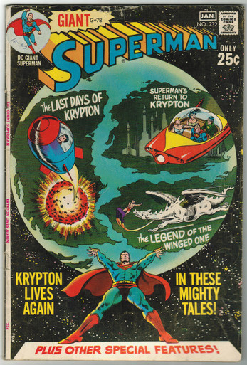 Superman #232 VG Front Cover