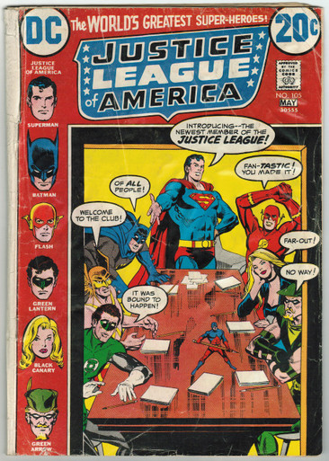 Justice League of America #105 FR Front Cover