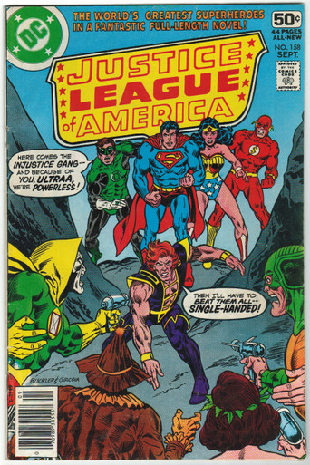Justice League of America #158 VG Front Cover