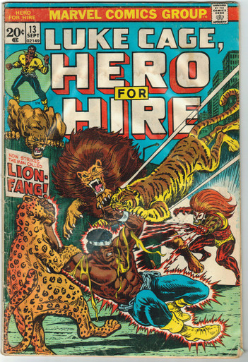 Hero For Hire #13 GD Front Cover