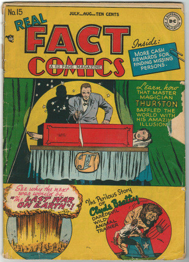 Real Fact Comics #15 GD Front Cover