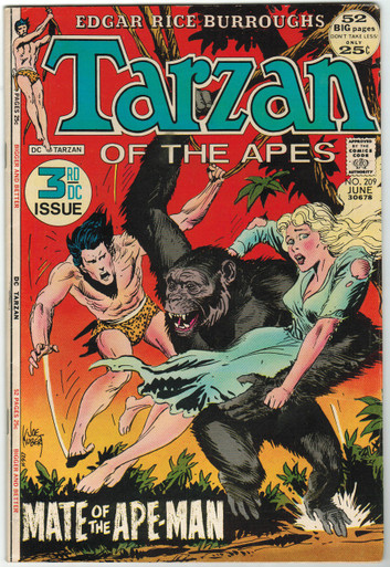 Tarzan #209 VF Front Cover