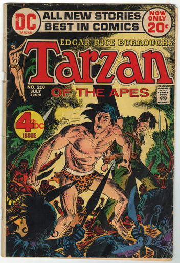 Tarzan #210 GD Front Cover