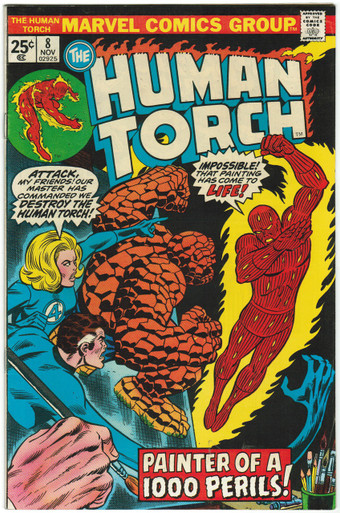 Human Torch #8 VF Front Cover