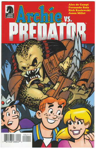 Archie Vs. Predator Ashcan NM Front Cover