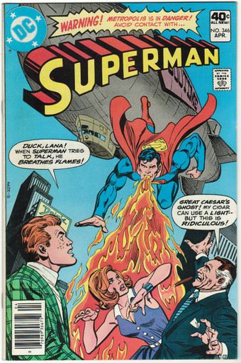 Superman #346 FN/VF Front Cover
