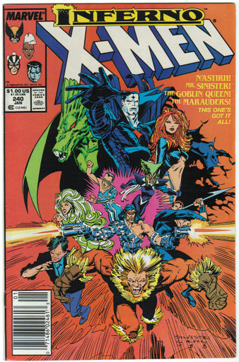 Uncanny X-Men #240 VF Front Cover