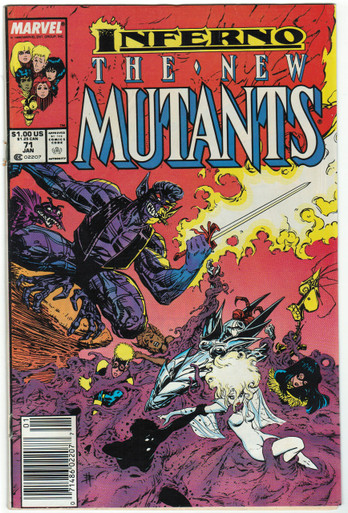 New Mutants #71 FN Front Cover