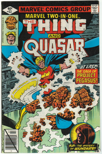 Marvel Two-In-One #53 VF Front Cover