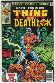 Marvel Two-In-One #54 VG Front Cover