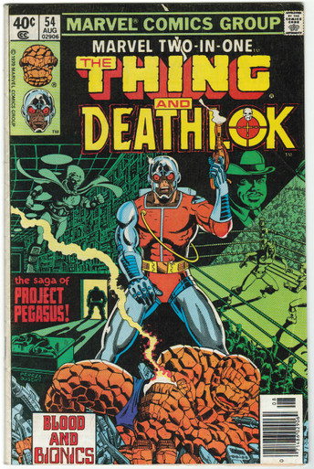 Marvel Two-In-One #54 VG Front Cover
