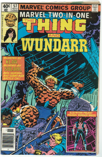 Marvel Two-In-One #57 FN Front Cover