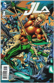 Justice League of America Vol. 4 #1 NM Aquaman Cover Front 
