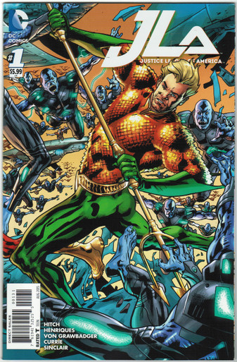 Justice League of America Vol. 4 #1 NM Aquaman Cover Front 