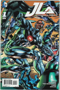 Justice League of America Vol. 4 #1 NM Cyborg Cover Front 