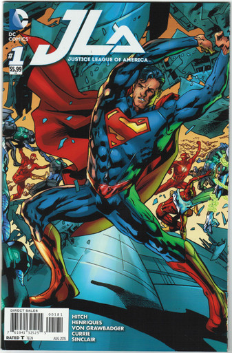 Justice League of America Vol. 4 #1 NM Superman Cover Front 